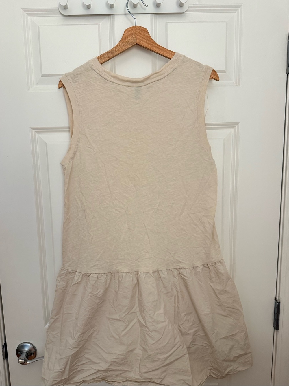 Cream T-Shirt Dress